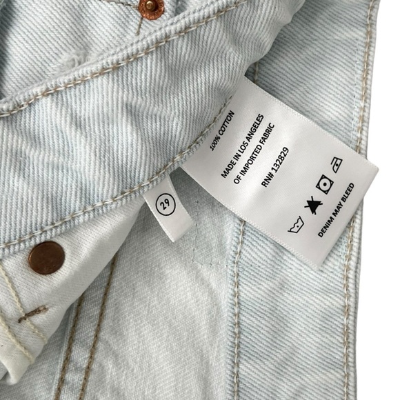 Revolve GRLFRND The Karolina High Waist Straight Crop Jeans - Size 29 - Picture 8 of 13